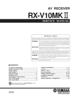 Yamaha RXV-10 - Service Manual